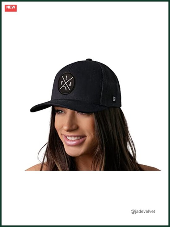 Adjustable Mesh Snapback Trucker Hat, Unisex Outdoor Golf Cap with Embroidery